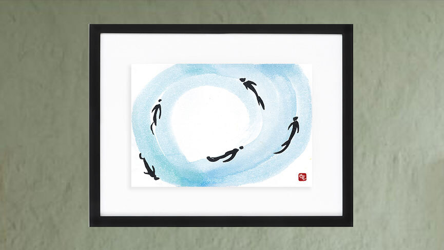 Life painting by Manwol Son